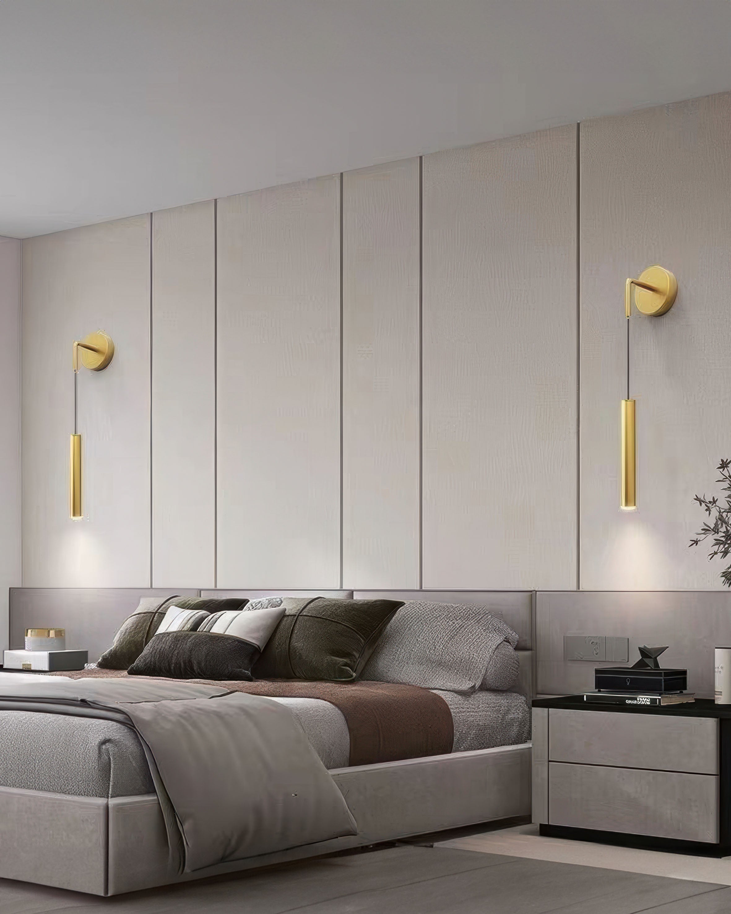 Arandela LED AuroraSphere Cilíndrica para Corredores e Salas de Estar