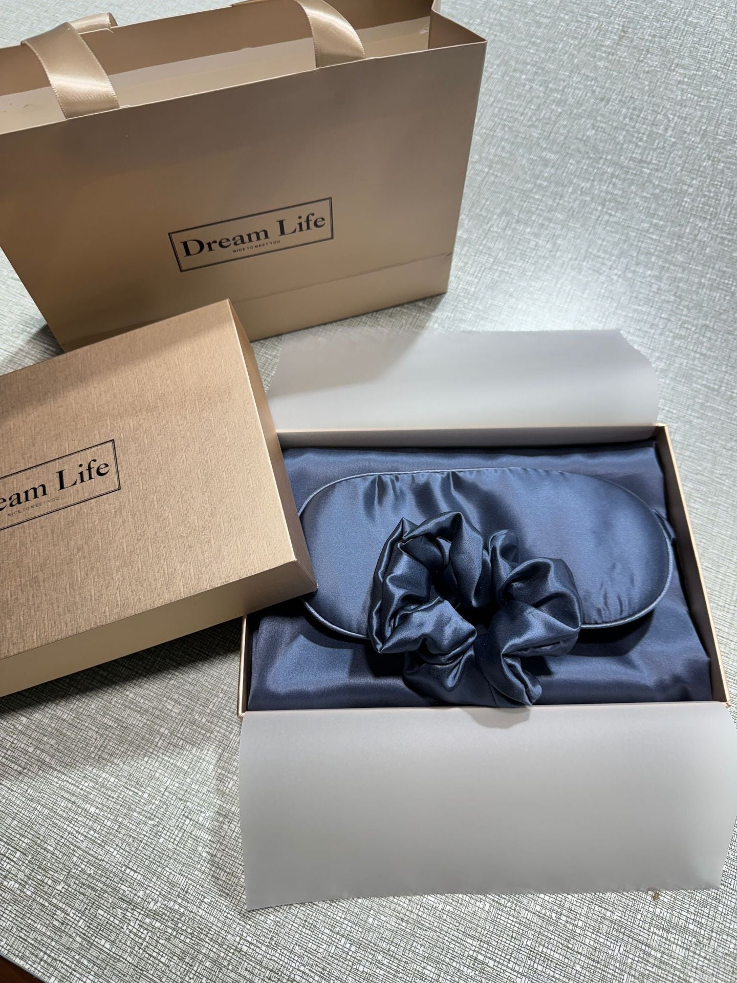 Nocturne Silk Sleep Set With Pillowcase And Eye Mask For Gentle Sleep