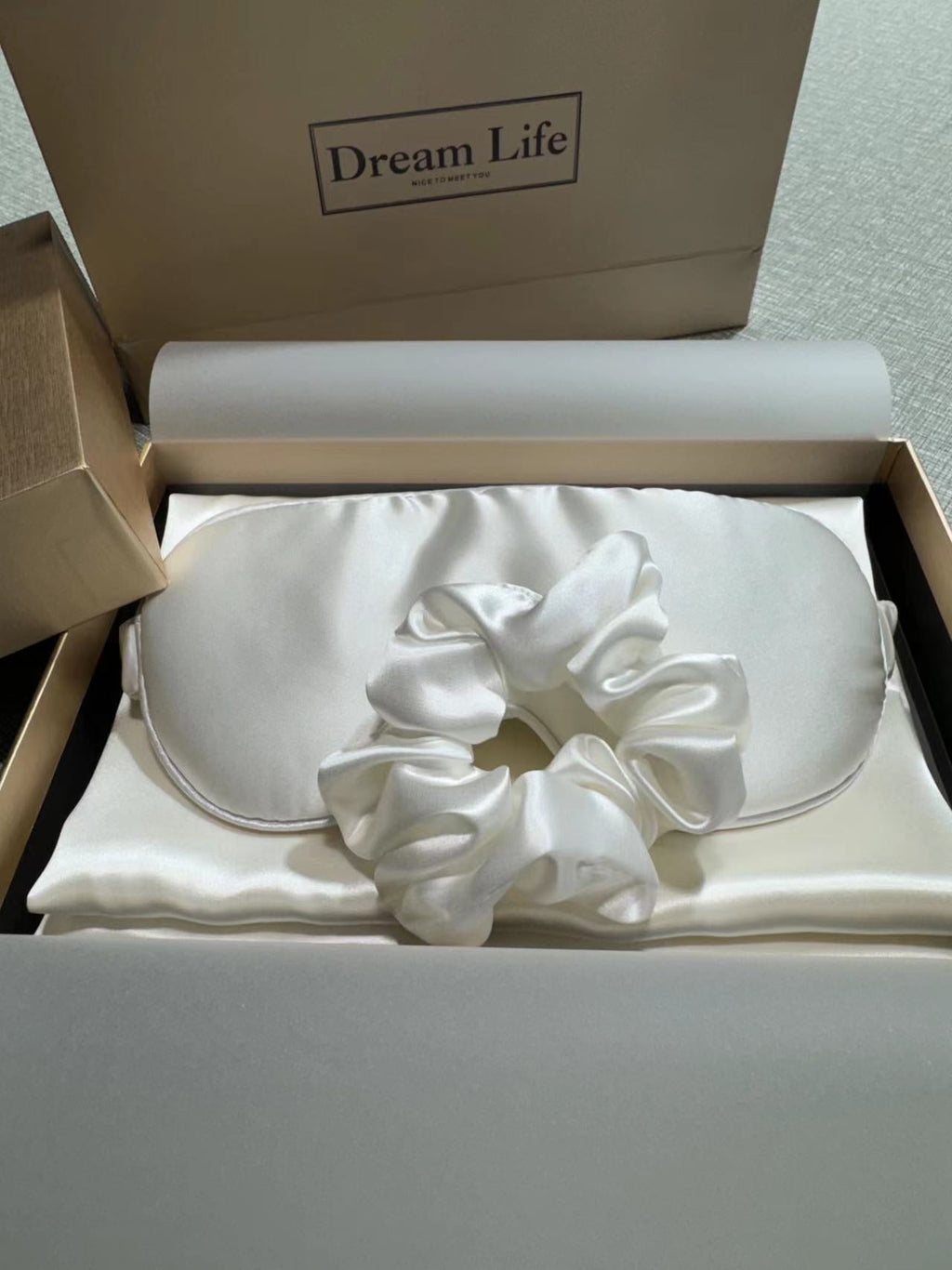 Nocturne Silk Sleep Set With Pillowcase And Eye Mask For Gentle Sleep