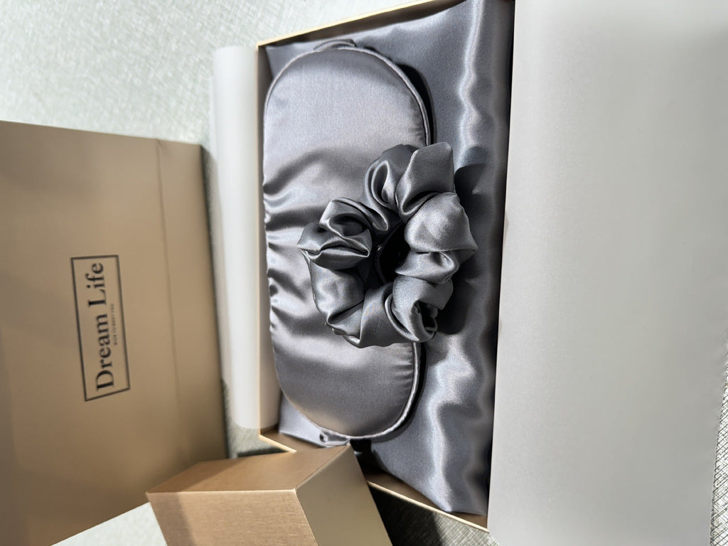 Nocturne Silk Sleep Set With Pillowcase And Eye Mask For Gentle Sleep