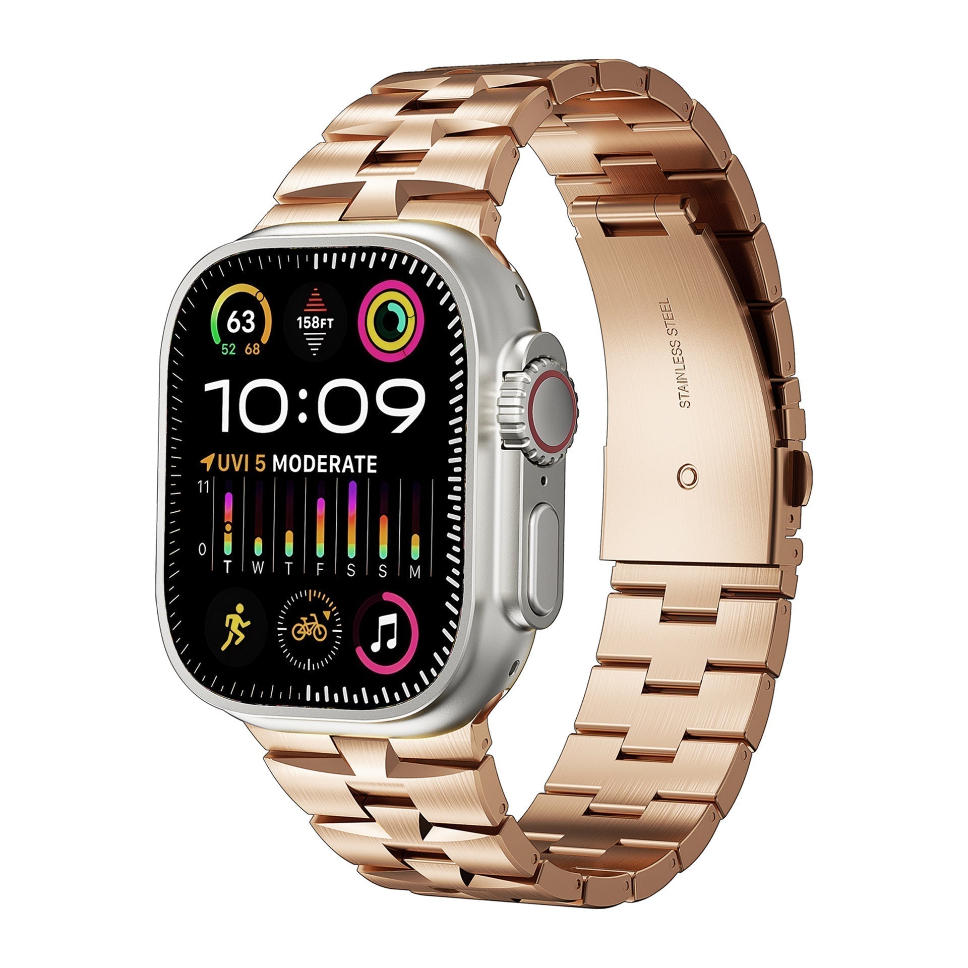 LumaLink nerezový řemínek pro Apple Watch Ultra
