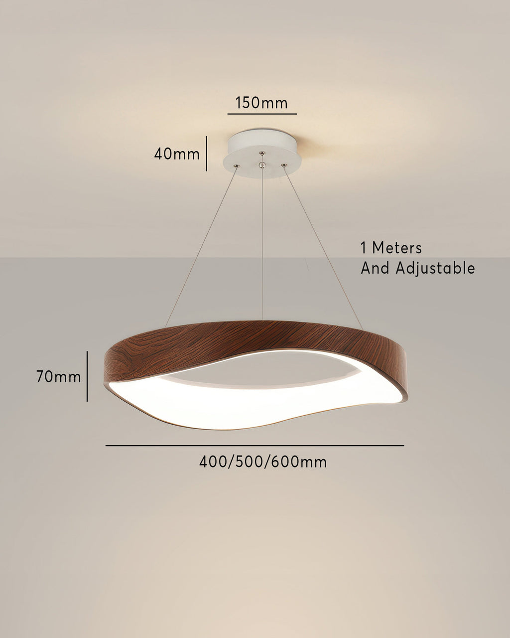 Závěsné LED svítidlo NovaHalo Circle pro moderní interiéry