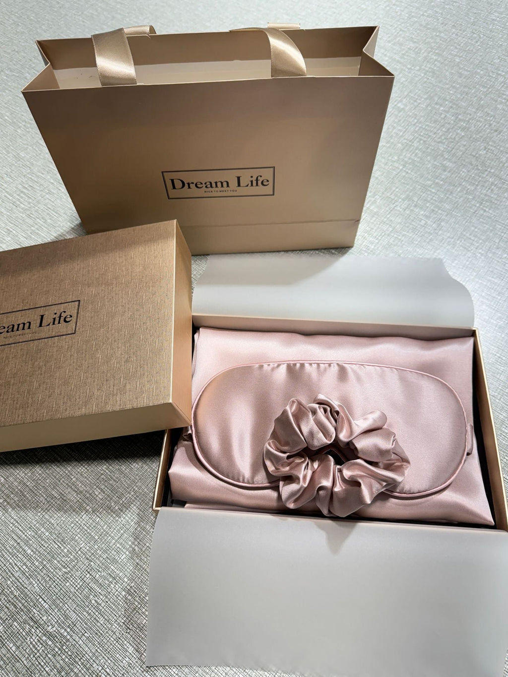 Nocturne Silk Sleep Set With Pillowcase And Eye Mask For Gentle Sleep