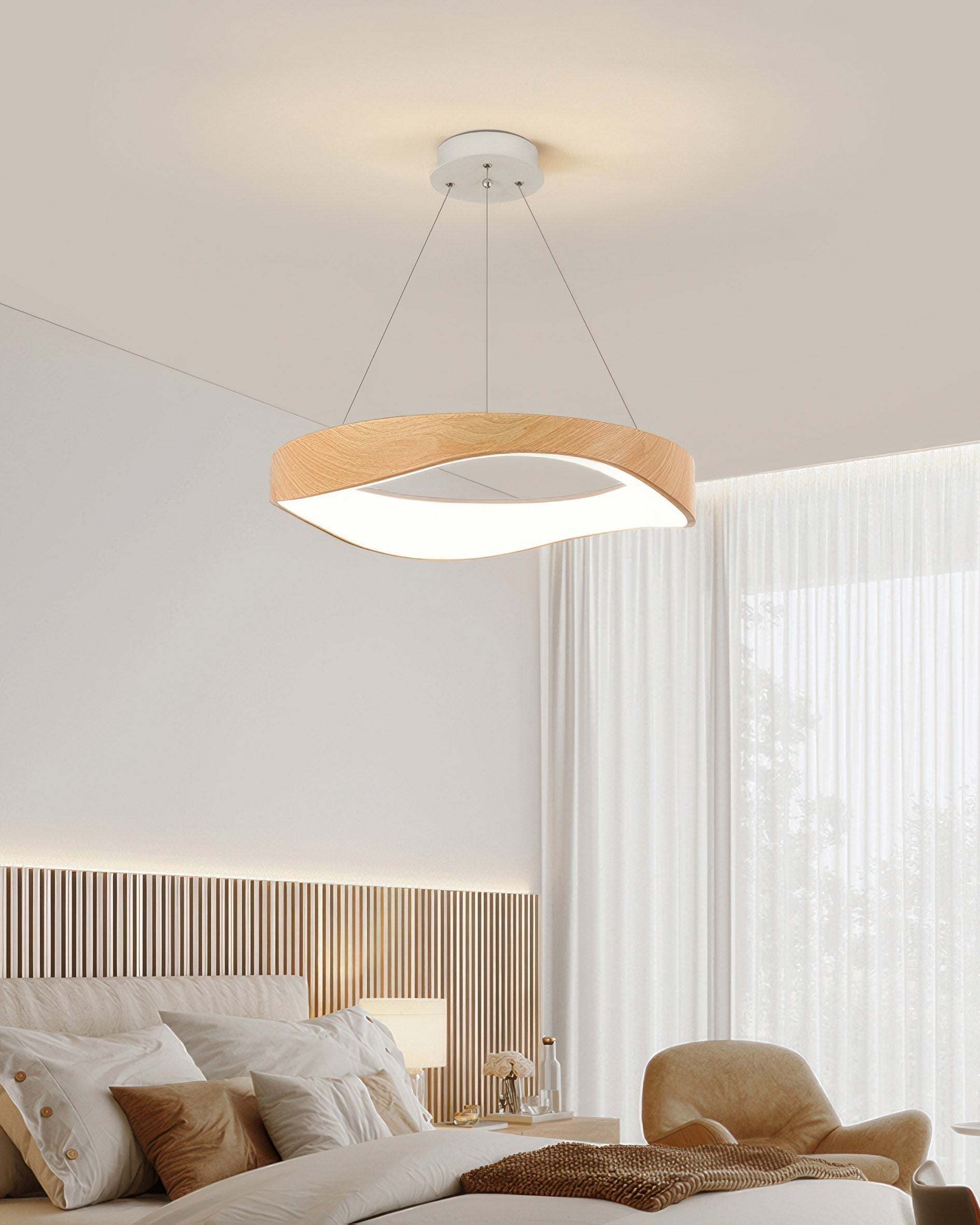 Závěsné LED svítidlo NovaHalo Circle pro moderní interiéry