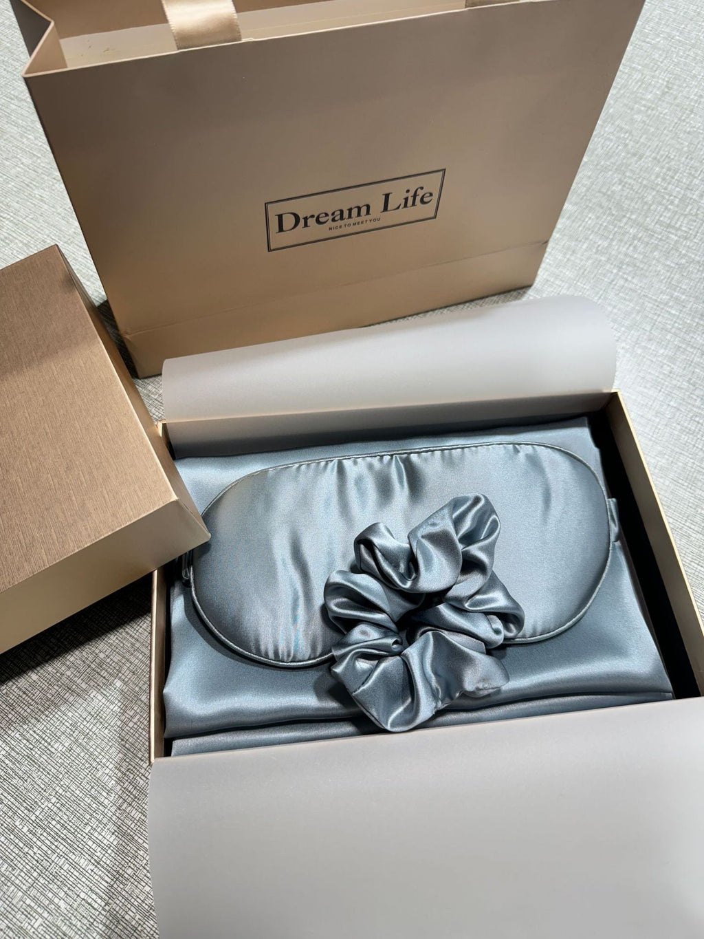 Nocturne Silk Sleep Set With Pillowcase And Eye Mask For Gentle Sleep