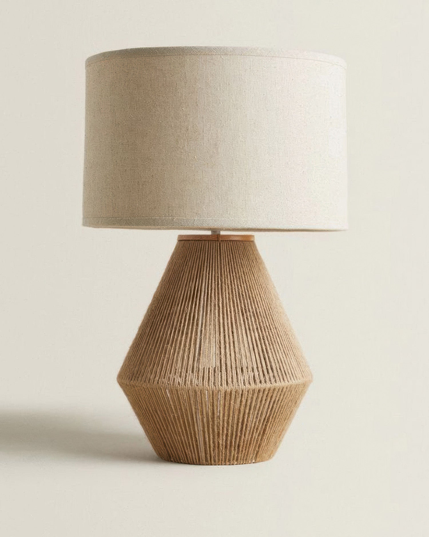 KumoWeave Hamp Skrivebordslampe med Miljøvenligt Væv og Japansk Minimalistisk Design