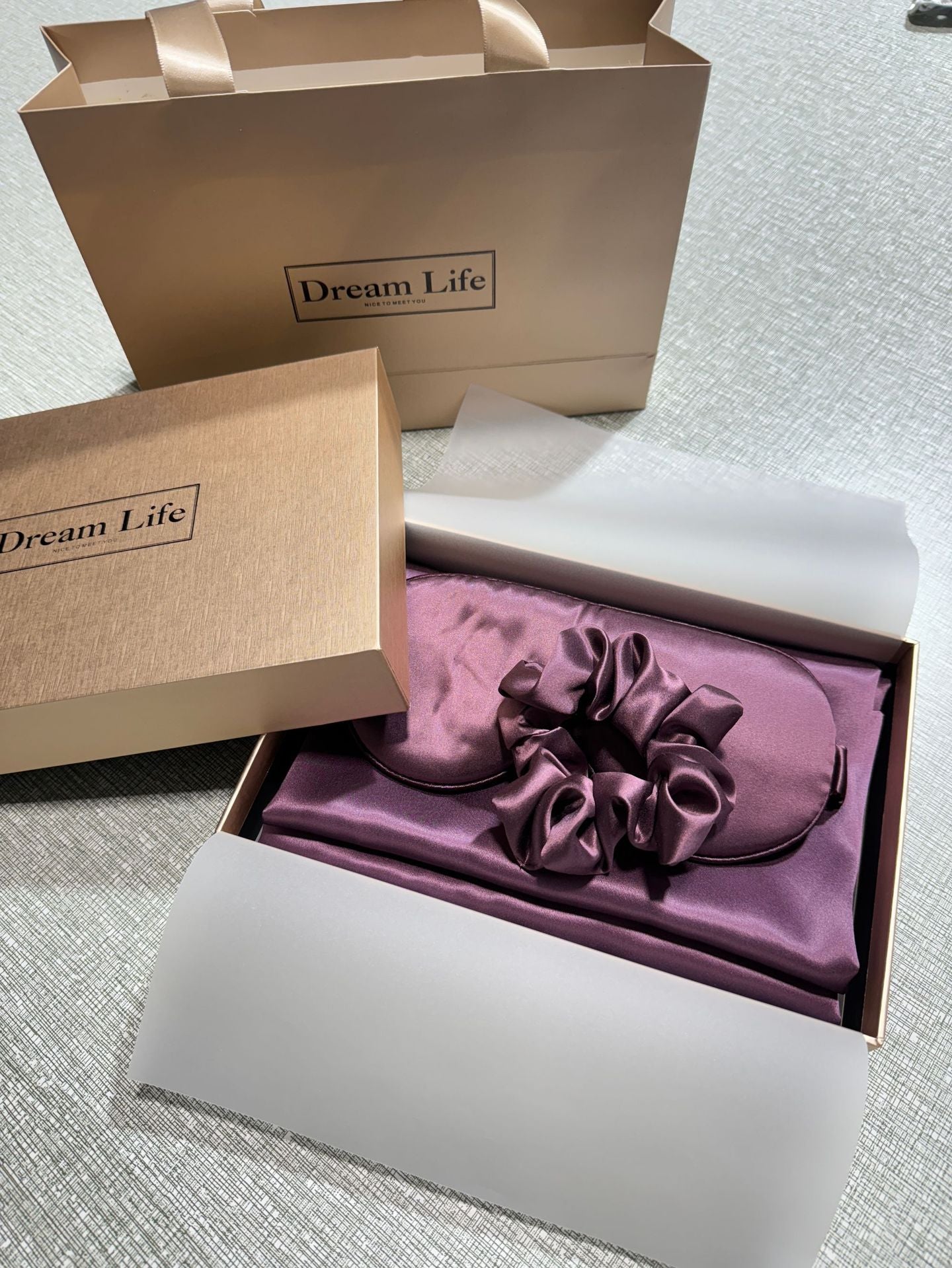 Nocturne Silk Sleep Set With Pillowcase And Eye Mask For Gentle Sleep
