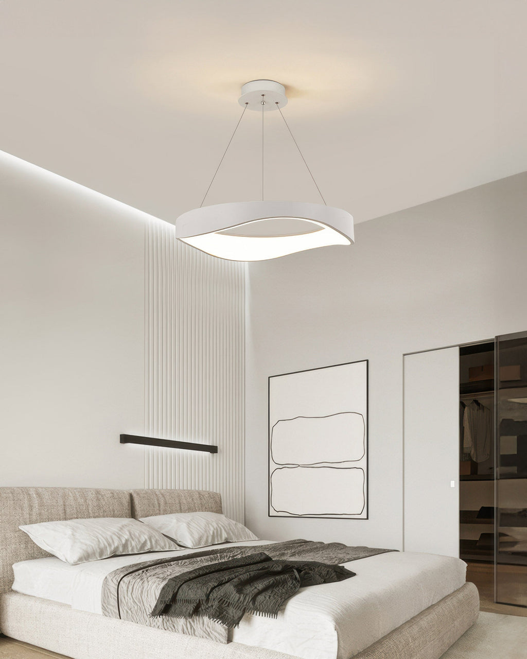 Závěsné LED svítidlo NovaHalo Circle pro moderní interiéry