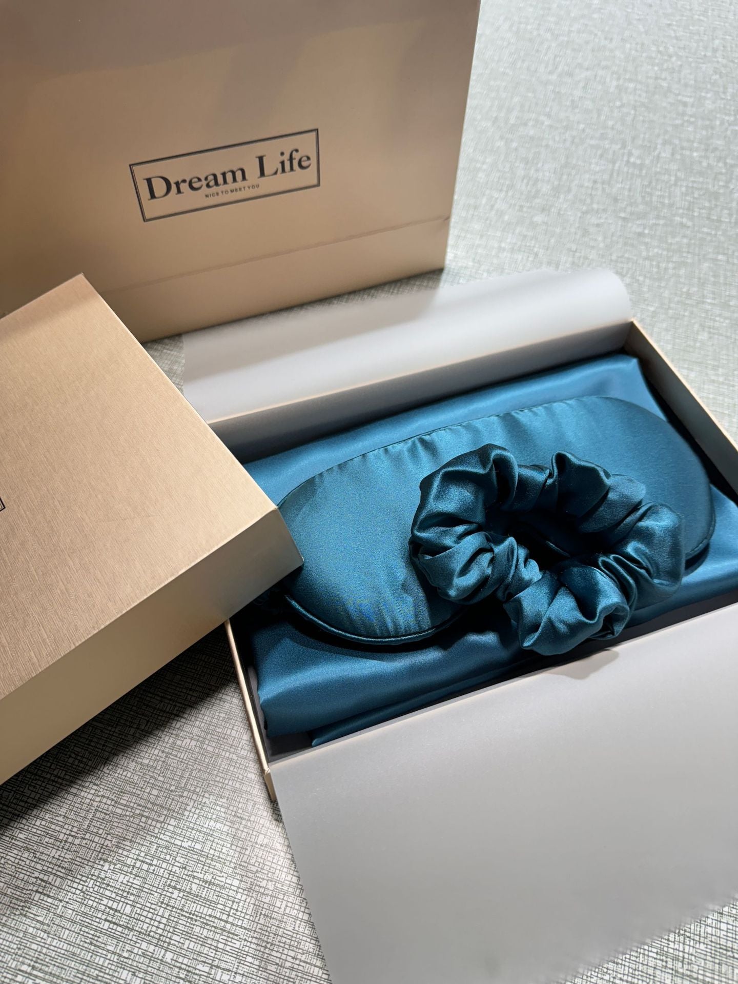 Nocturne Silk Sleep Set With Pillowcase And Eye Mask For Gentle Sleep