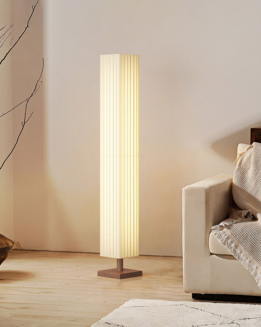 Sylara állólámpa wabi sabi orientális minimalista stílusban nappaliba