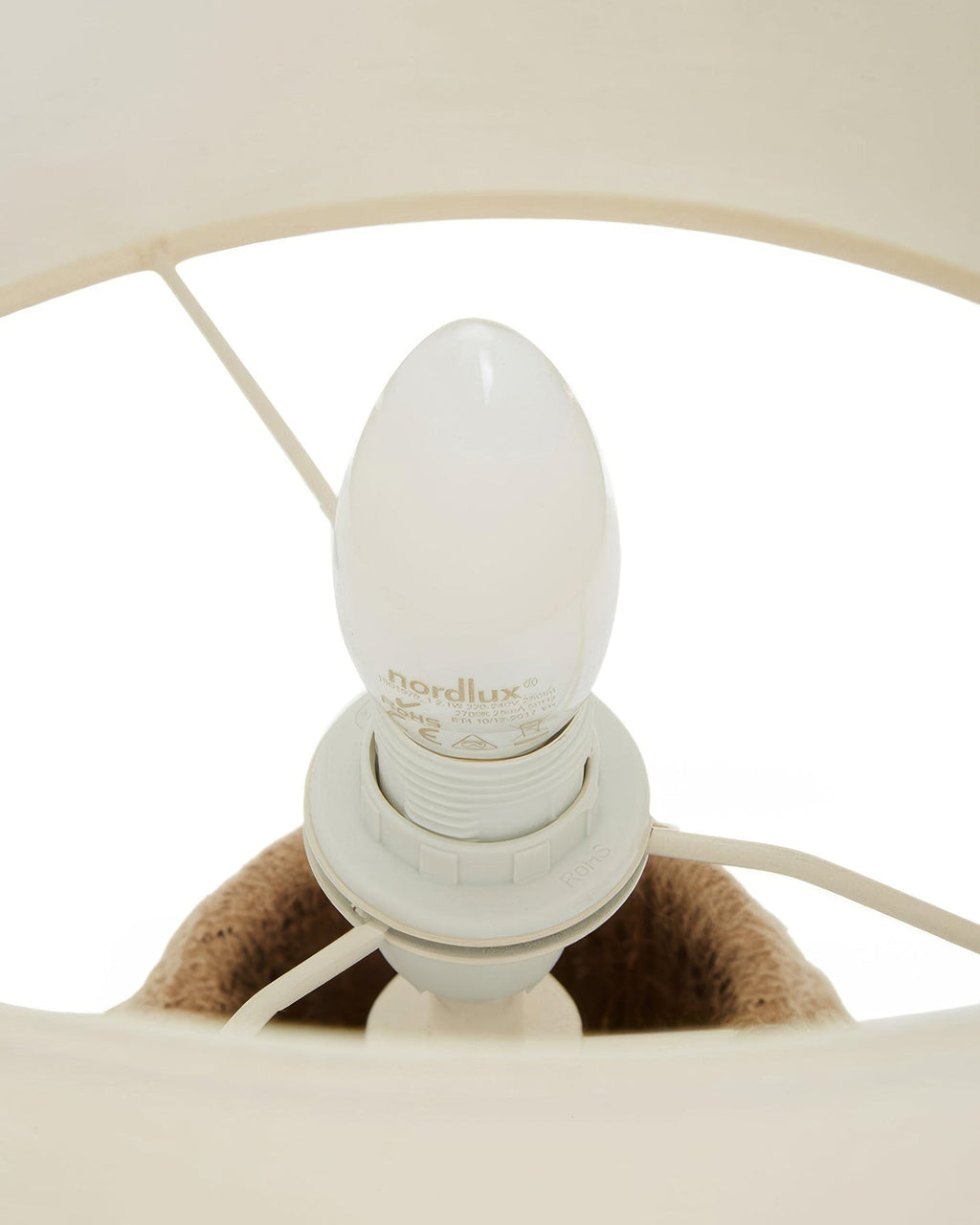 KumoWeave Hamp Skrivebordslampe med Miljøvenligt Væv og Japansk Minimalistisk Design