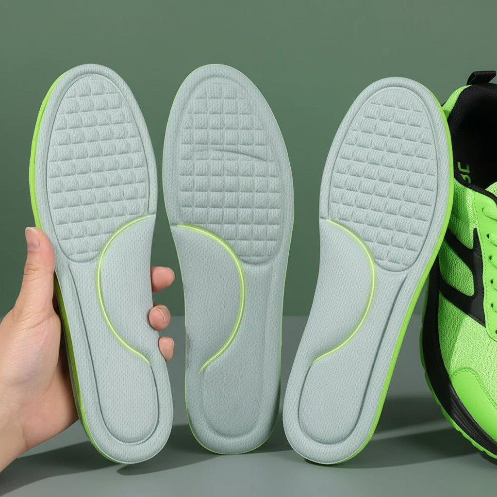 Tălpi ortopedice unisex PureStride din spumă cu memorie pentru confort proaspăt pe tot parcursul zilei