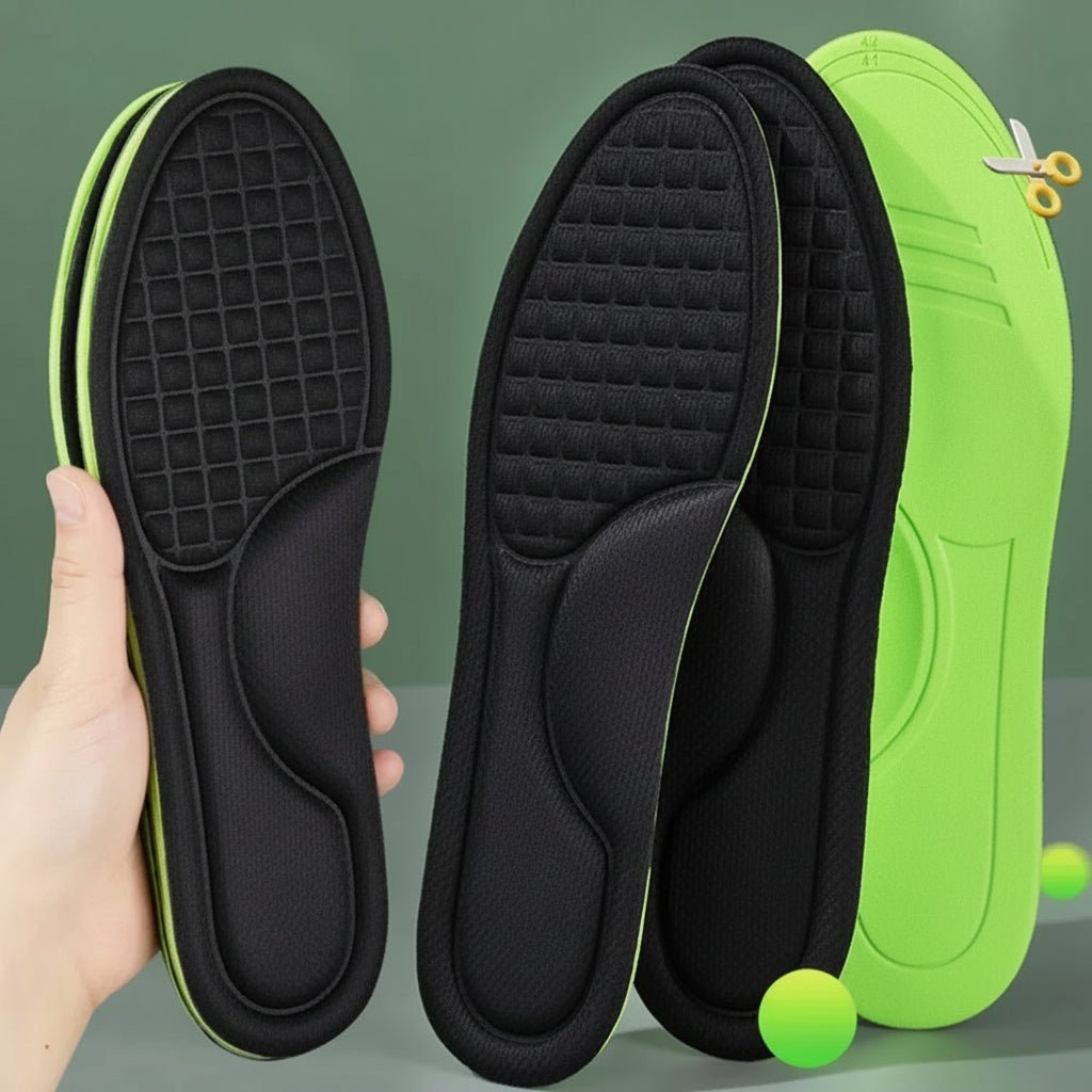 Tălpi ortopedice unisex PureStride din spumă cu memorie pentru confort proaspăt pe tot parcursul zilei