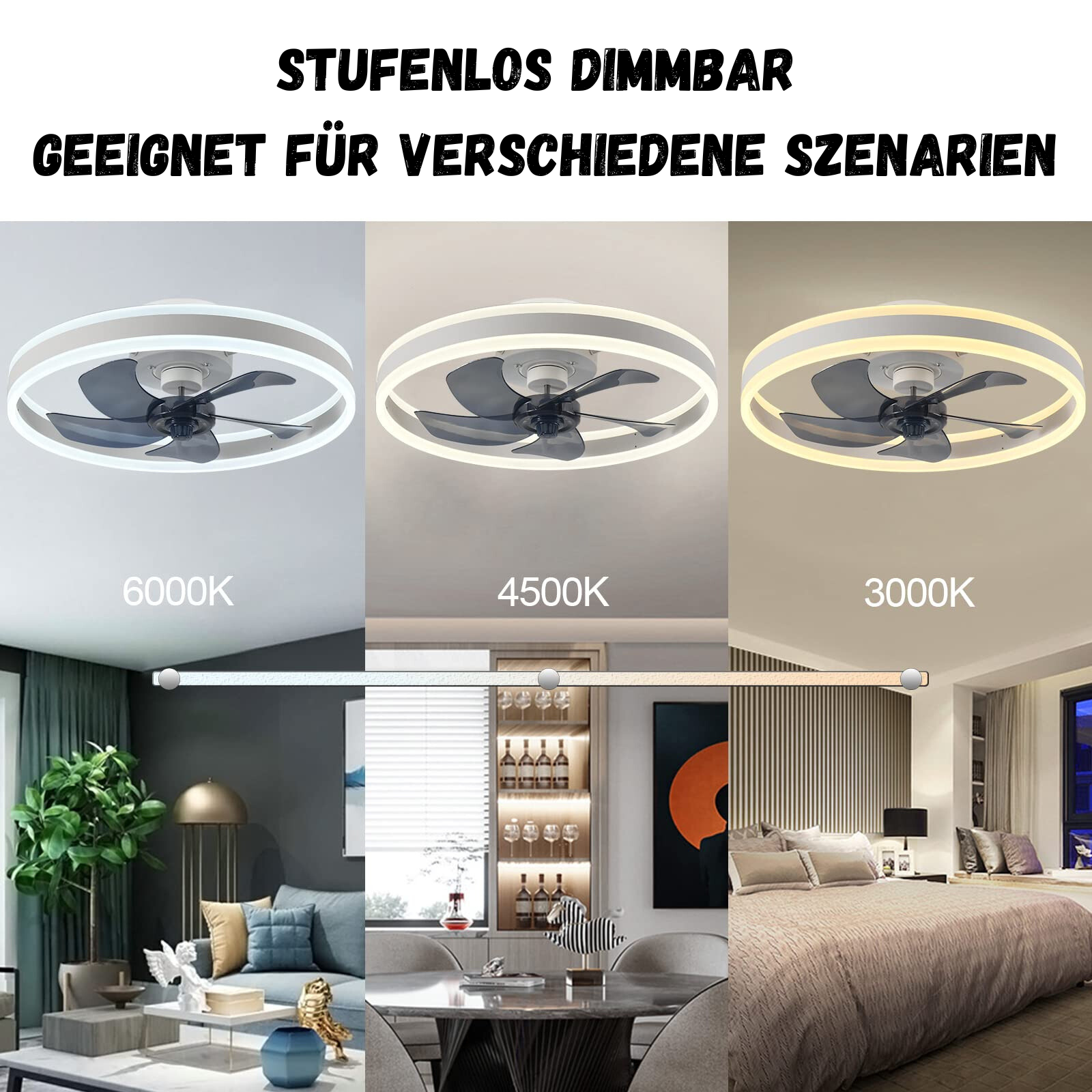 Celora Smart Ceiling Fan With Remote And LED Light