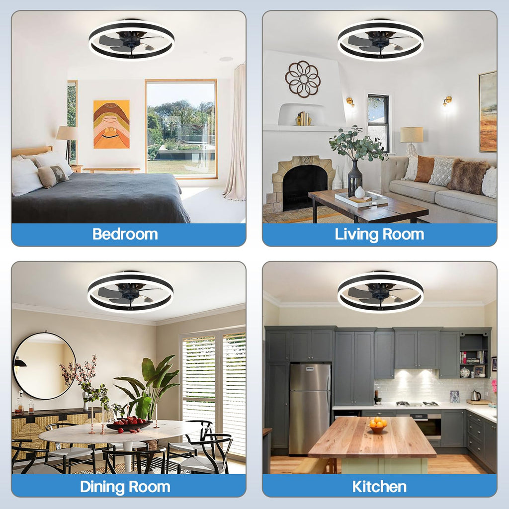 Celora Smart Ceiling Fan With Remote And LED Light