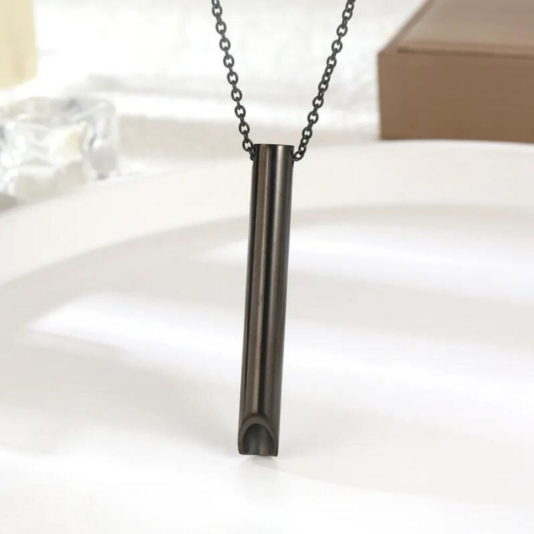 Smoke-free breathing aid – smoking cessation breathing chain without nicotine