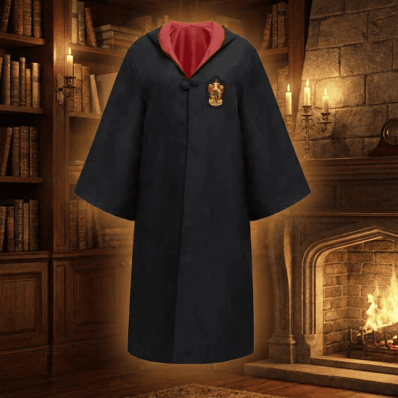 Arcane Grove Hogwarts Wizard Costume Kit With Cloak And Accessories For All Ages