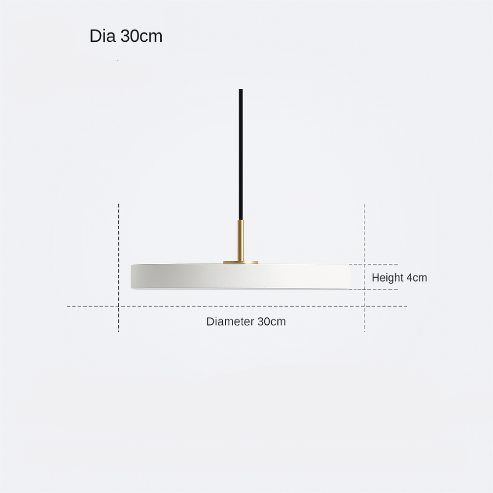 Lámpara Colgante Circular Minimalista NovaSphere Orb LED para Techo
