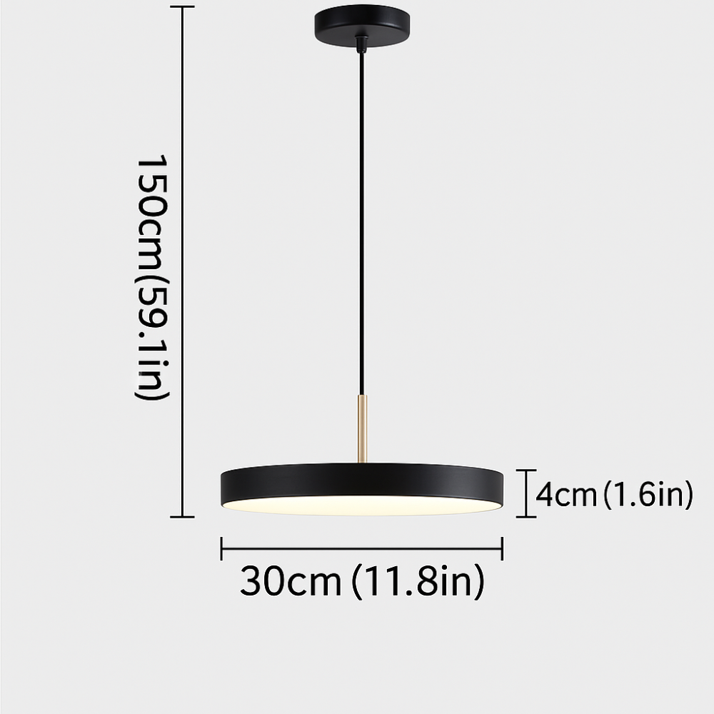 Lámpara Colgante Circular Minimalista NovaSphere Orb LED para Techo