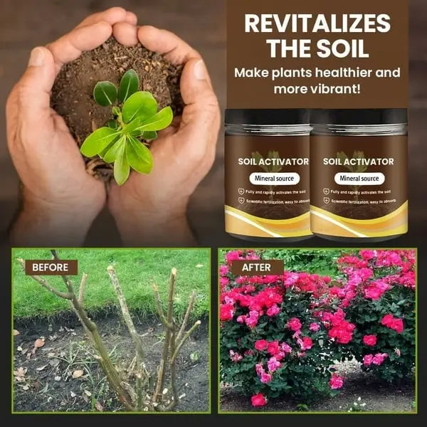 Attivatore di terreno biologico per favorire una crescita vigorosa delle piante