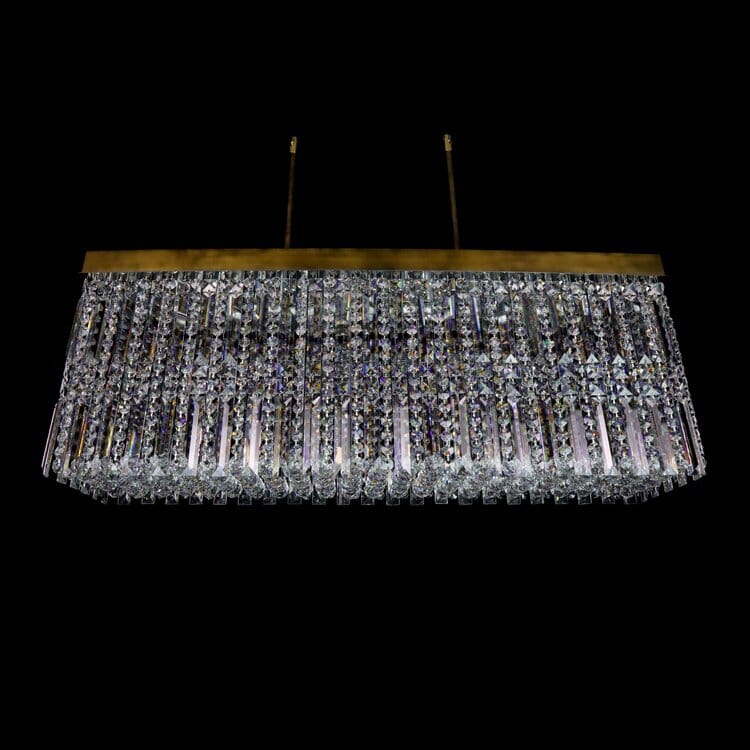 Nova Kristalllüster in Gold- und Silber-Finish mit Kristallkugeln