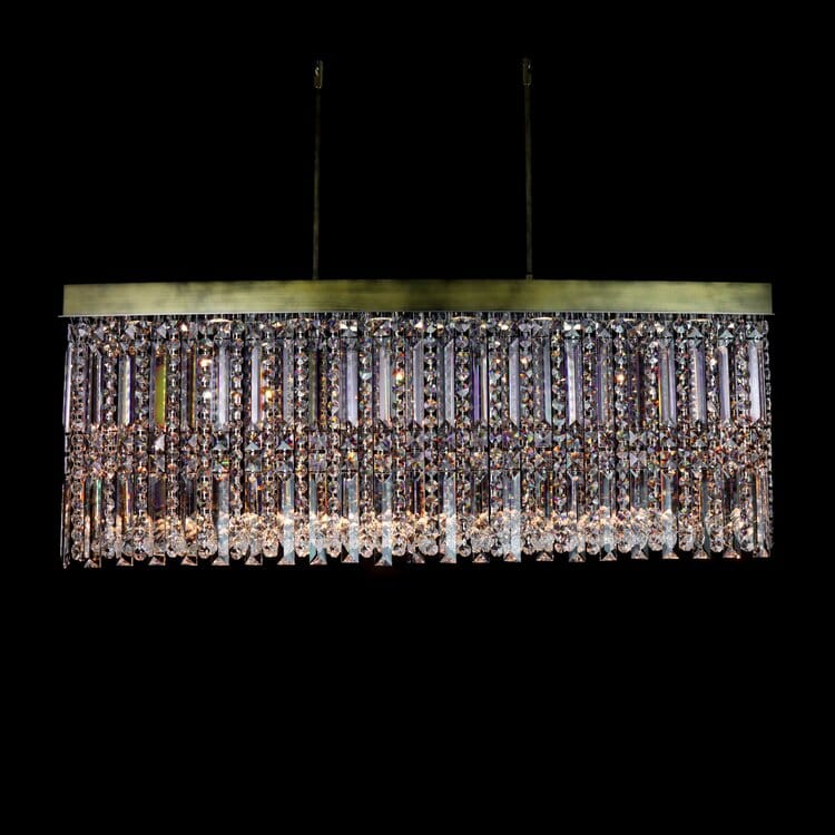 Nova Kristalllüster in Gold- und Silber-Finish mit Kristallkugeln