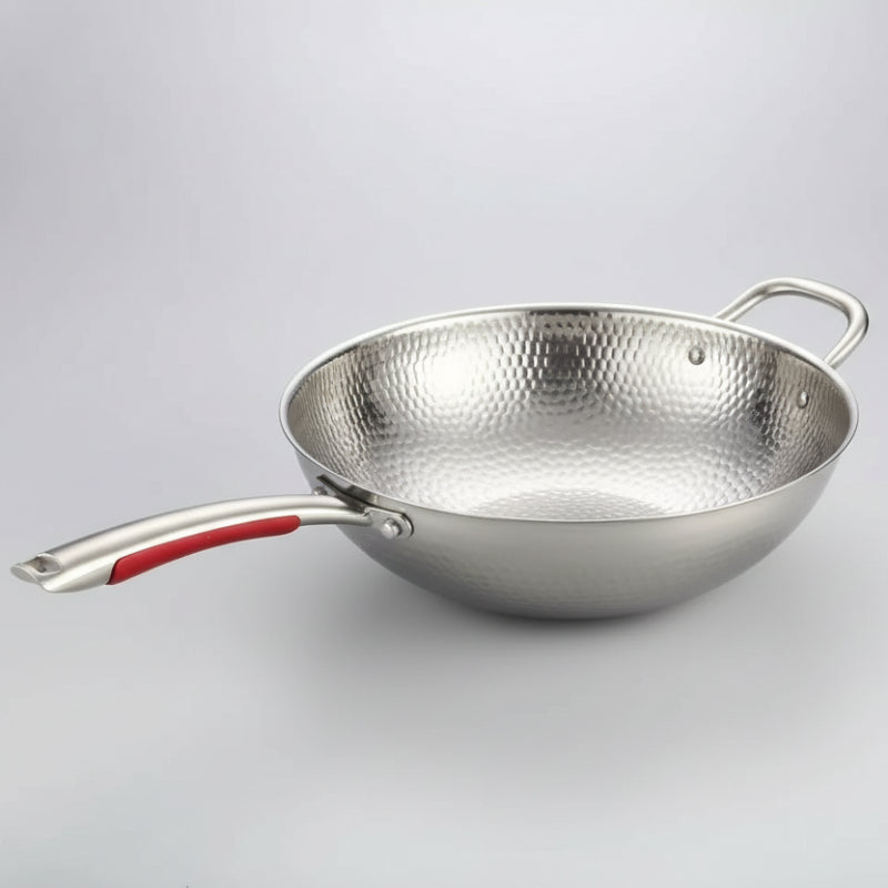 Ironwave titán wok hajlított aljjal indukciós használathoz