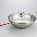Wok Ironwave en titane avec base incurvée pour induction