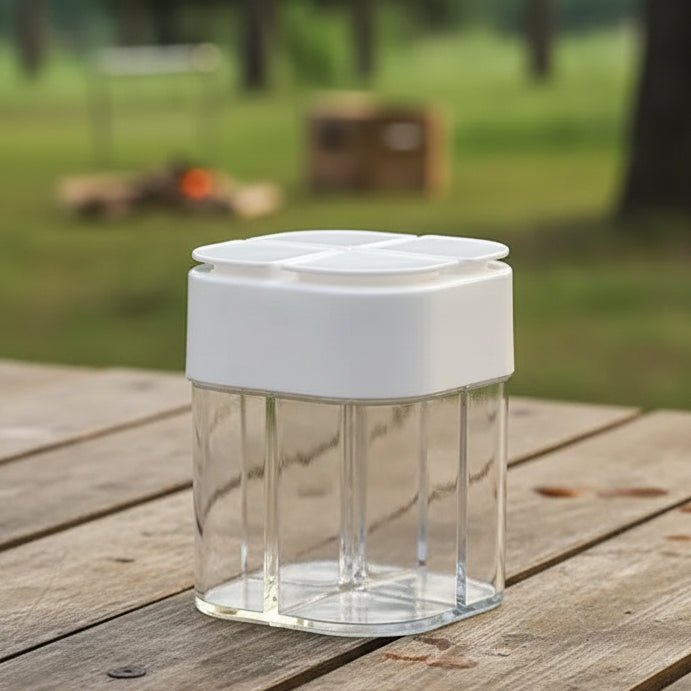 TrailSpice 4-in-1 Gewürzspender für Camper Kompakt und Robust