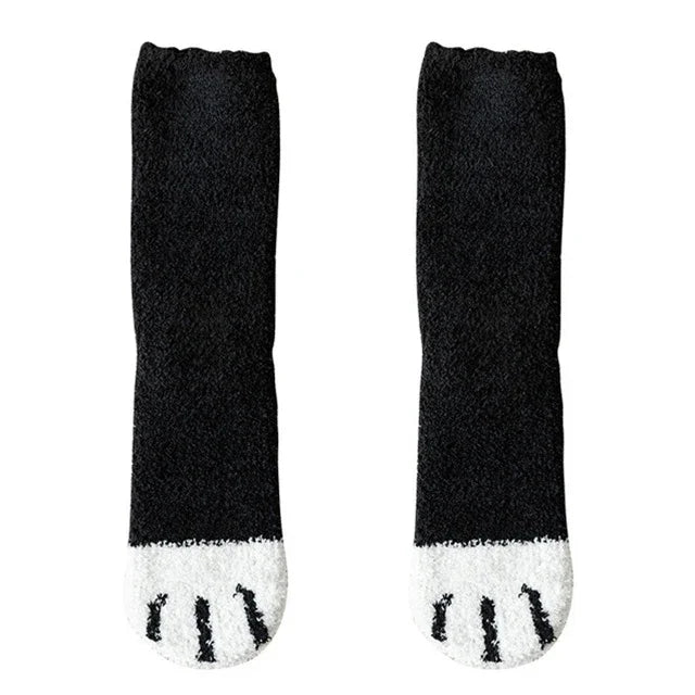 Calcetines de dibujos animados con huellas de gato PawPrints para mujer, algodón supremo suave y cómodo