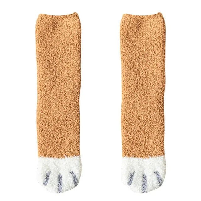 Calcetines de dibujos animados con huellas de gato PawPrints para mujer, algodón supremo suave y cómodo