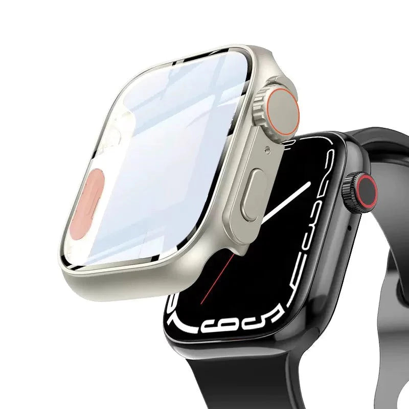 NovaGuard Vandtæt Ultra-Tyndt Apple Watch Cover med 9H Glas