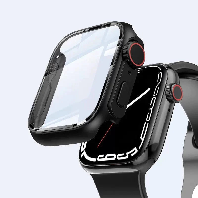 NovaGuard Vandtæt Ultra-Tyndt Apple Watch Cover med 9H Glas