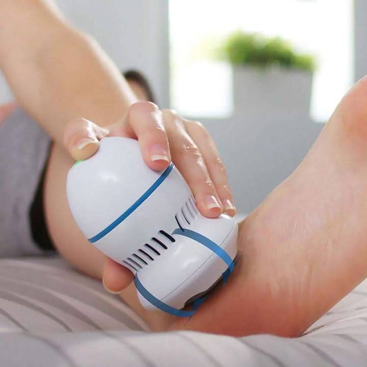 Dispositivo inalámbrico StepGlow para el cuidado de los pies con aspiradora para pies suaves en casa