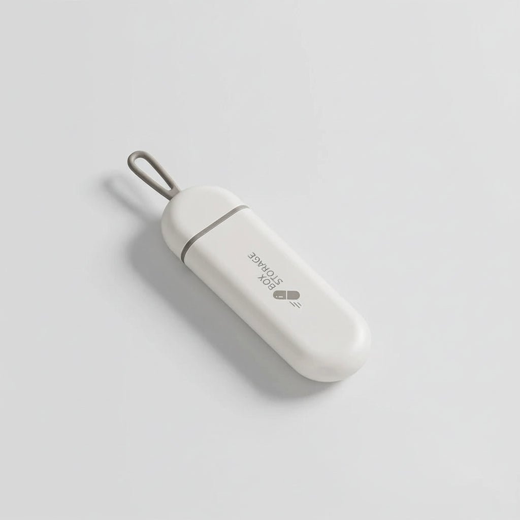حافظة حبوب محمولة PulseGuard للمسافرين، تخزين آمن ومضغوط