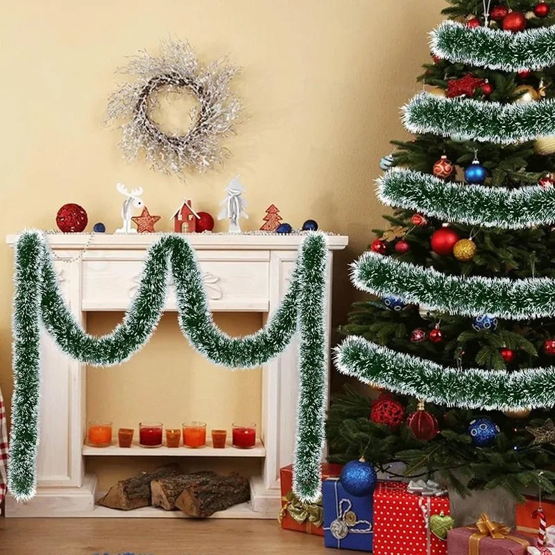 Evergreenline Premium Grönt Band för Kransar och Julgransdekorationer