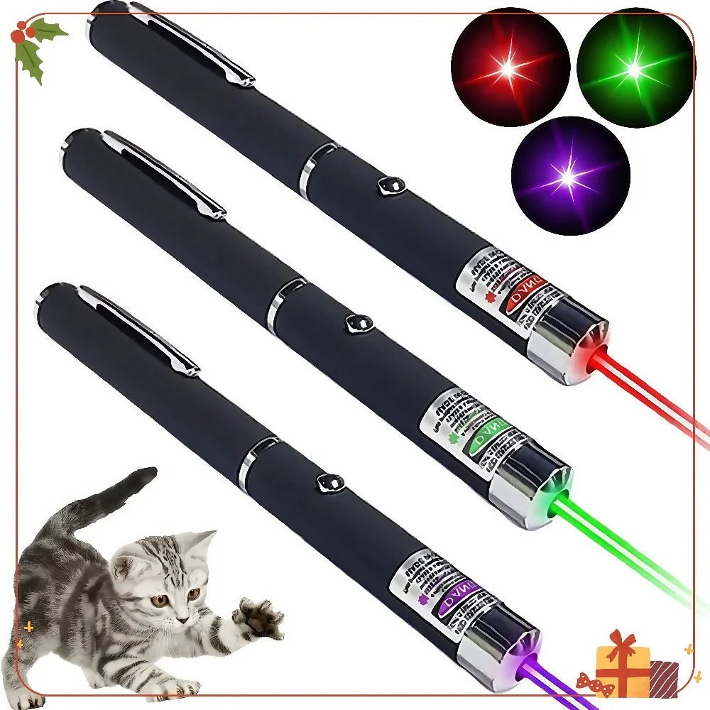 To-i-én mini LED laserpointer og lommelygte kæledyrslegetøj fra LumaPaw til hunde og katte