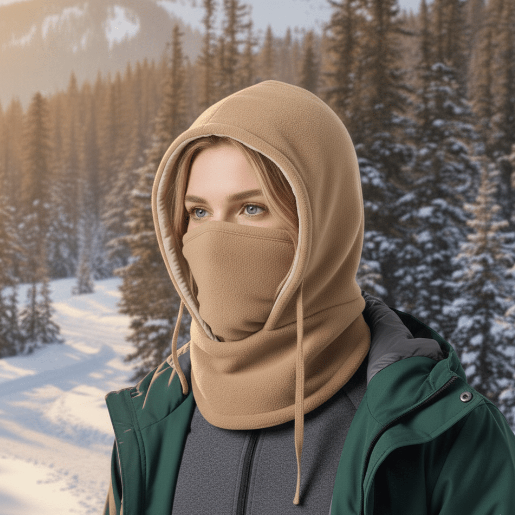 Czapka FrostGuard wiatroszczelna na zimną pogodę na zewnątrz, ciepła i idealna dla turystów
