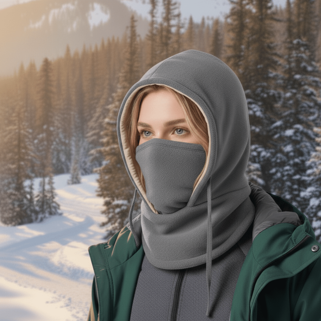 Czapka FrostGuard wiatroszczelna na zimną pogodę na zewnątrz, ciepła i idealna dla turystów