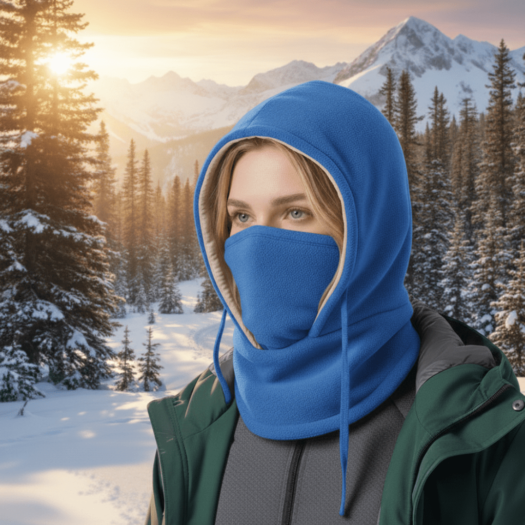 Czapka FrostGuard wiatroszczelna na zimną pogodę na zewnątrz, ciepła i idealna dla turystów
