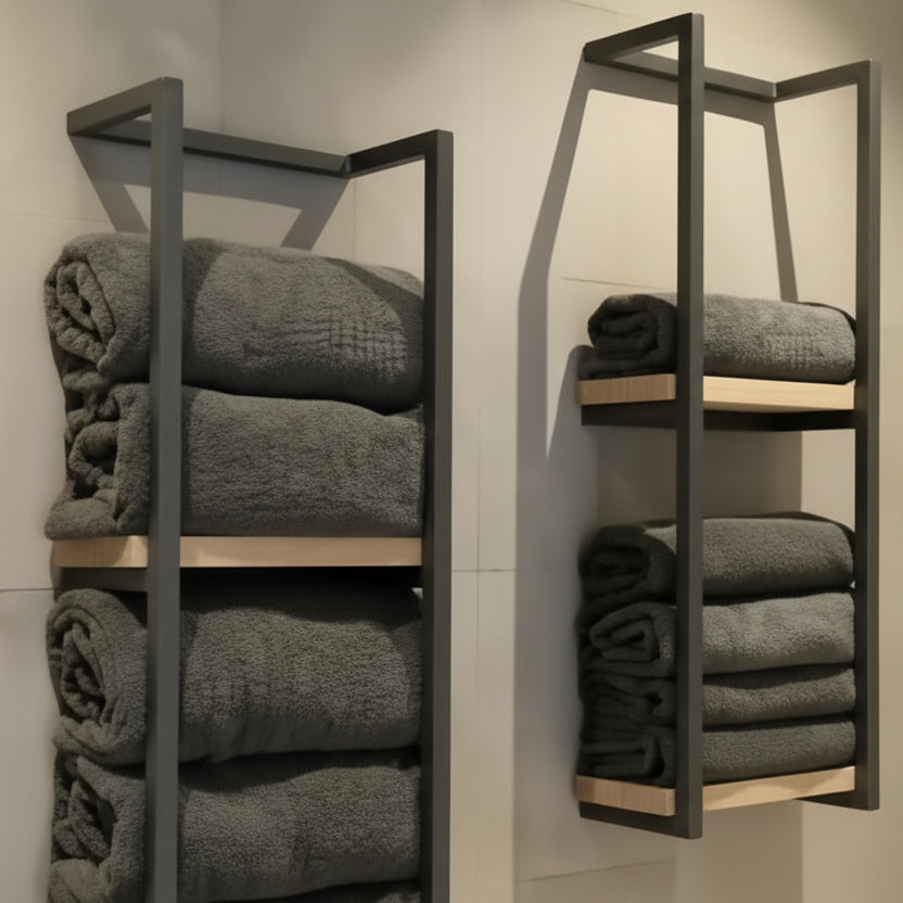 Suporte de Toalhas de Parede Moderno Bathline em Aço Inoxidável Antiferrugem