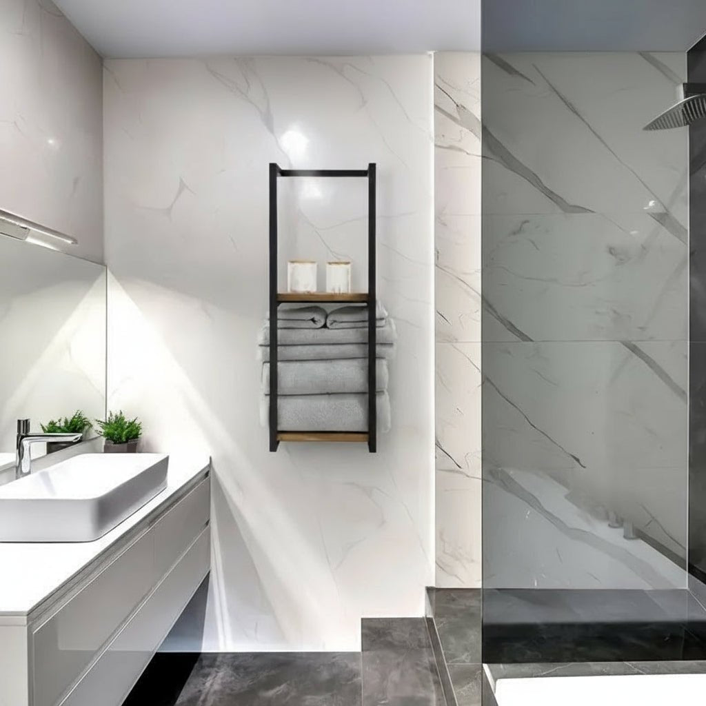 Suporte de Toalhas de Parede Moderno Bathline em Aço Inoxidável Antiferrugem