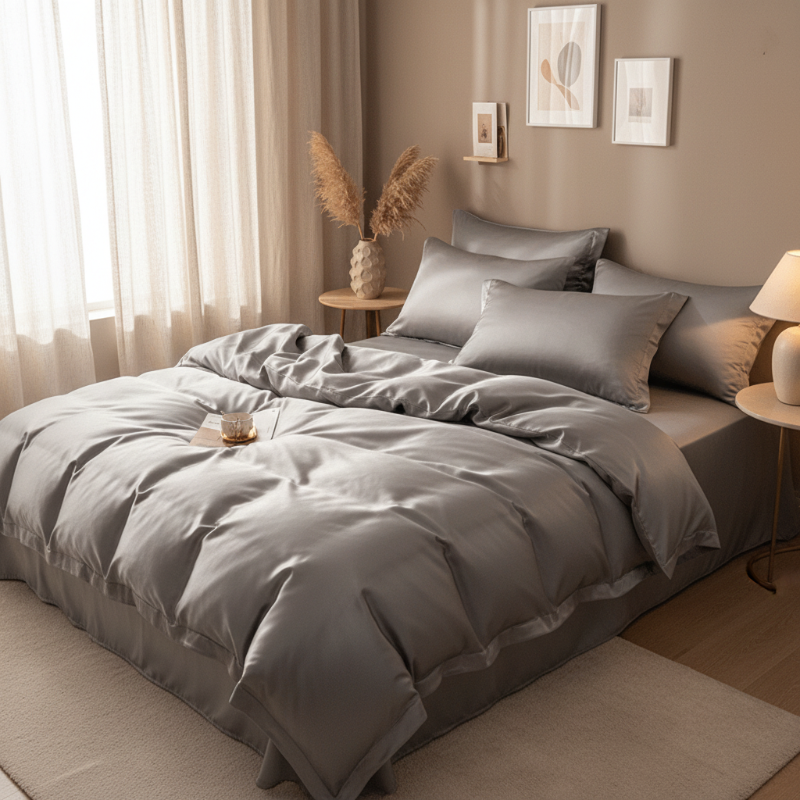 Silk Bliss Bedding Set for Soft Comfort and Luxury