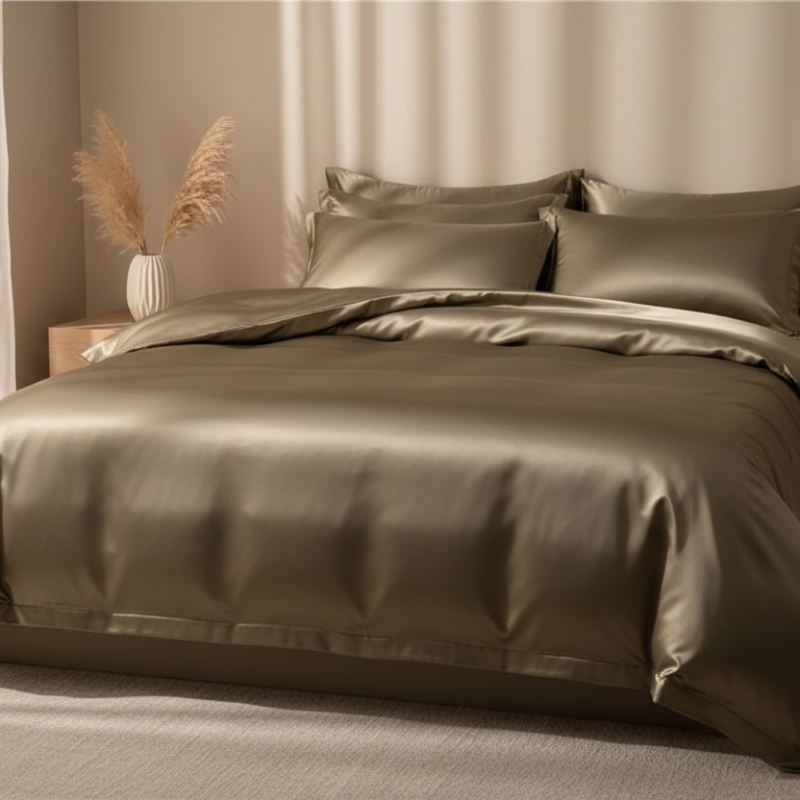 Silk Bliss Bedding Set for Soft Comfort and Luxury