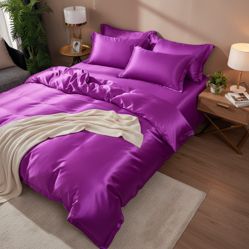 Silk Bliss Bedding Set for Soft Comfort and Luxury