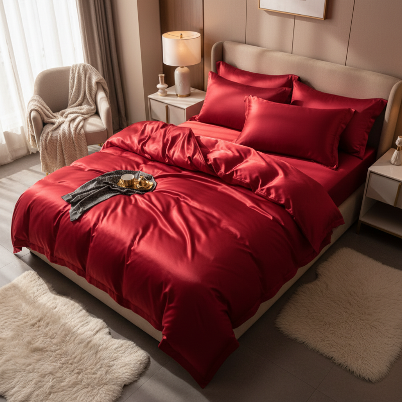 Silk Bliss Bedding Set for Soft Comfort and Luxury