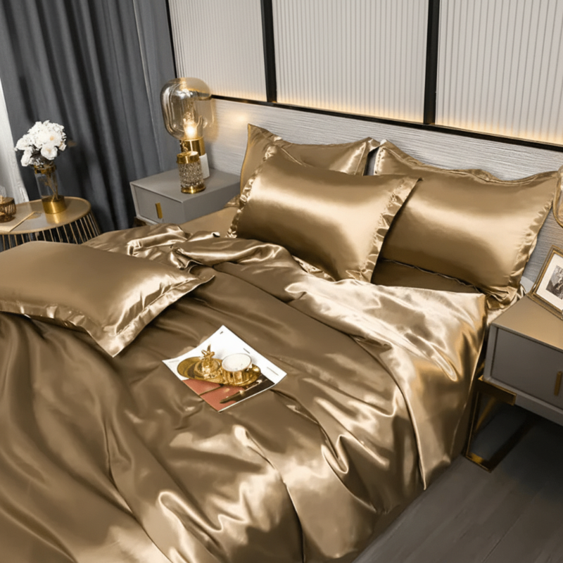 Silk Bliss Bedding Set for Soft Comfort and Luxury