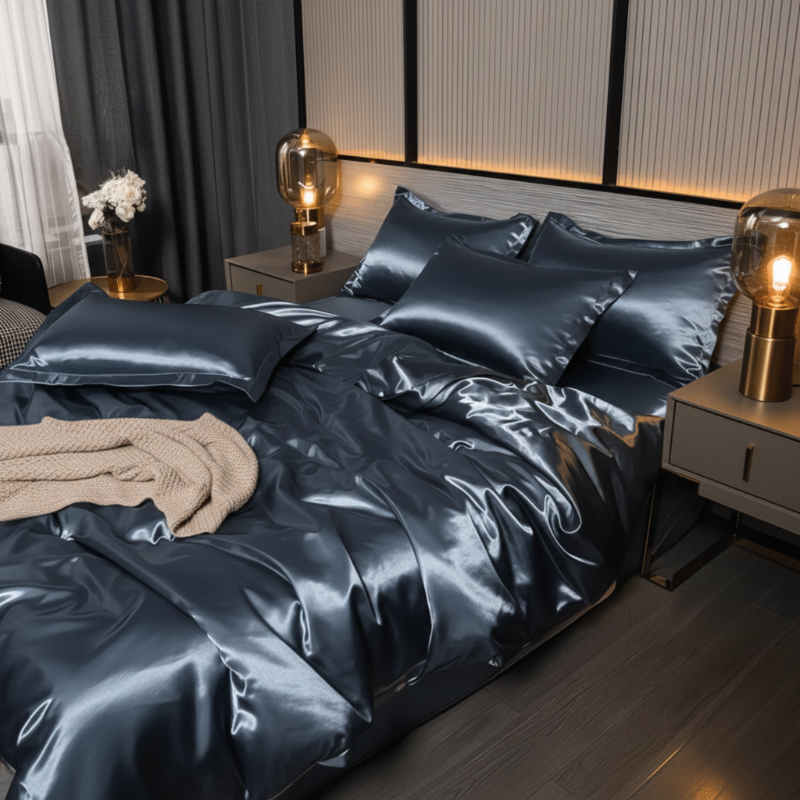 Silk Bliss Bedding Set for Soft Comfort and Luxury
