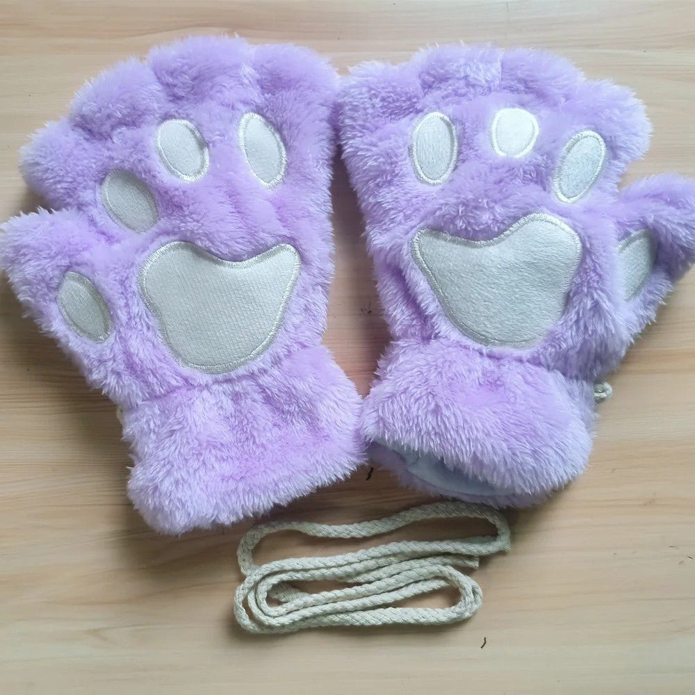 WhiskerGlow WinterDream Cat Mittens Ultra Soft Warmth for Cat Lovers