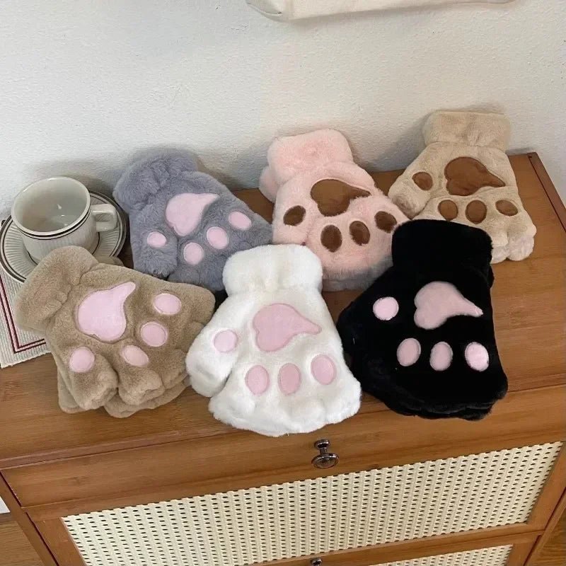 WhiskerGlow zimní rukavice pro kočky ultra měkké teplo pro milovníky koček
